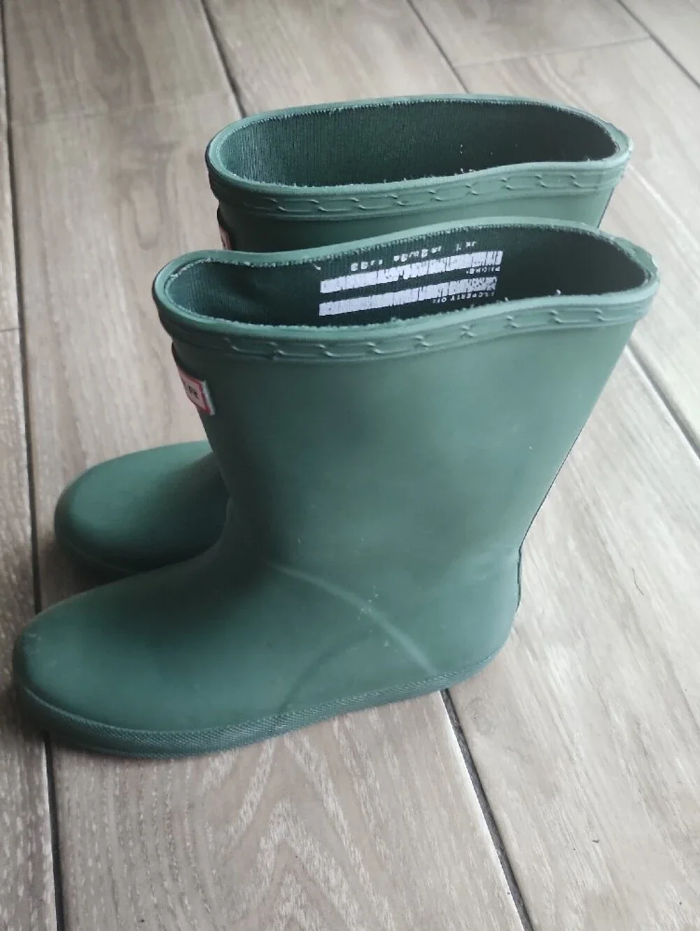 Hunter Kids Forest Green Waterproof Rain Boots